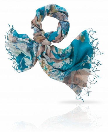 Палантин Женский S30-SMUDGE.FL/EMARELD